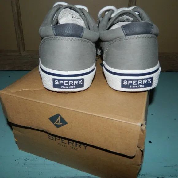 Sperry Halyard CVO Boat Shoes Gray Mens Size 7 NEW