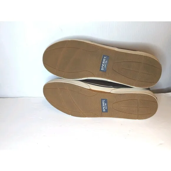 Sperry Halyard CVO Sneakers Shoes Mens Size 16 Wool Brown Boat Comfort Lace Up