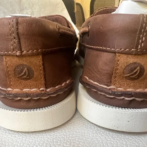 Sperry Mens Brown Boat Shoes
