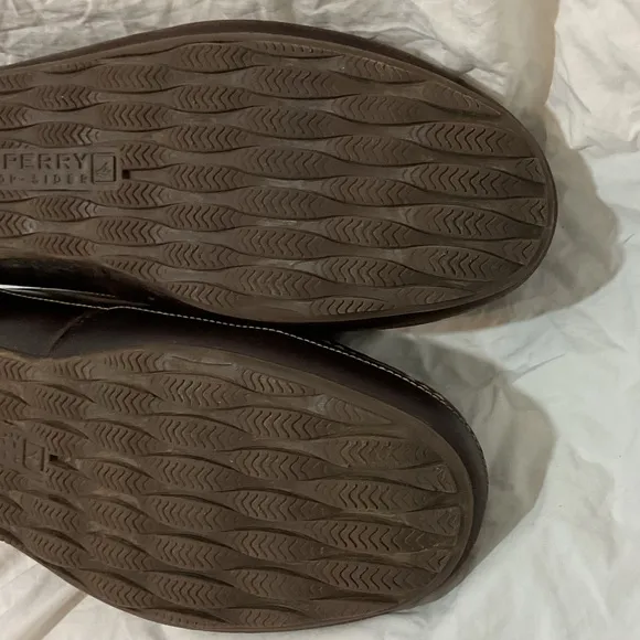 SPERRY MENS SHOES 11 brown leather sts10725 hampden Venetian