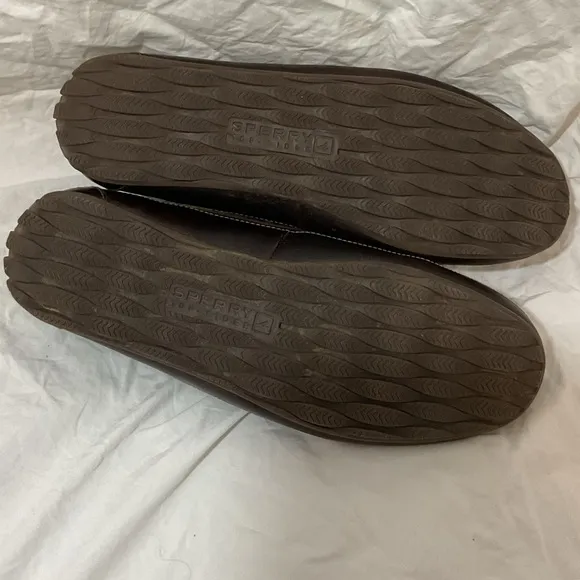 SPERRY MENS SHOES 11 brown leather sts10725 hampden Venetian