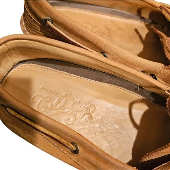 SPERRY Men's Gold Cup Collection Authentic Original 2-Eye Boat Shoes - Size 15