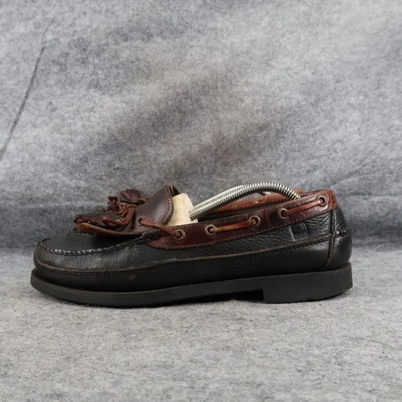 Sperry Shoes Mens 9.5 Top Sider Wetlands Boat Deck Loafer Leather Vintage Tassel