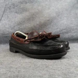Sperry Shoes Mens 9.5 Top Sider Wetlands Boat Deck Loafer Leather Vintage Tassel