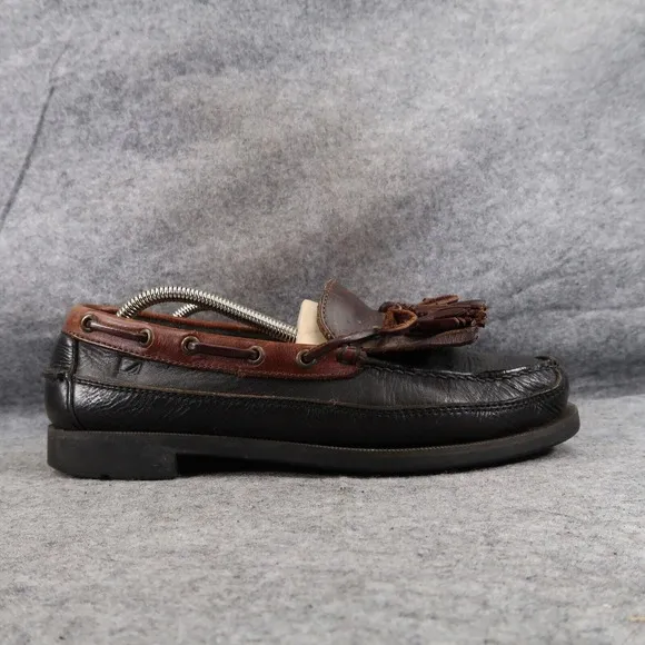 Sperry Shoes Mens 9.5 Top Sider Wetlands Boat Deck Loafer Leather Vintage Tassel