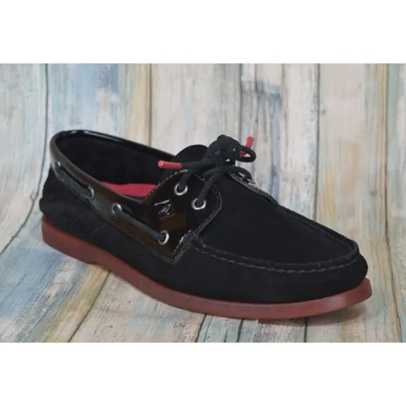 Sperry Star Wars Darth Vader Boat Shoes Men's Size 10 Black Suede Sneakers