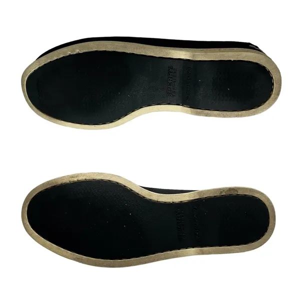 SPERRY TOP-SIDER A/O 2-EYE BLACK LEATHER WITH WHITE LACES AND SOLE BOAT SHOES