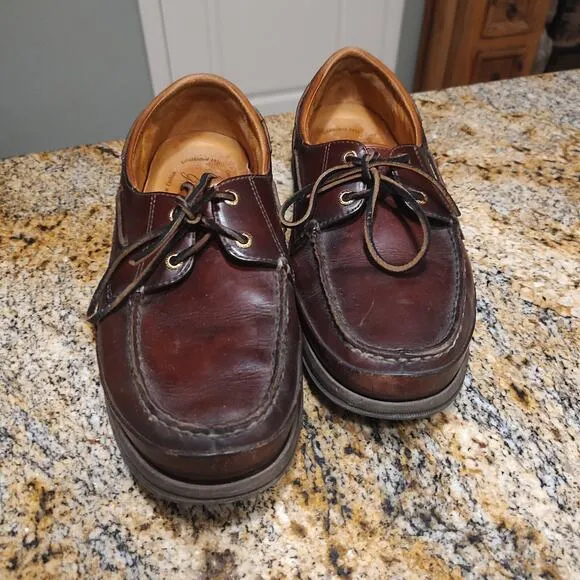 SPERRY Top Sider Gold Collection 0219444 Lace Up Boat Shoes Brown Men's Sz 12M