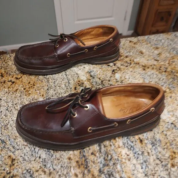 SPERRY Top Sider Gold Collection 0219444 Lace Up Boat Shoes Brown Men's Sz 12M