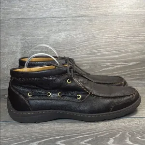 Sperry Top Sider Gold Cup Men’s Sz 11.5M Soft Dark Brown Leather Lace Up Chukka