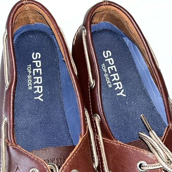 Sperry Top-Sider Men's Authentic Original Leather boat shoes 15 M