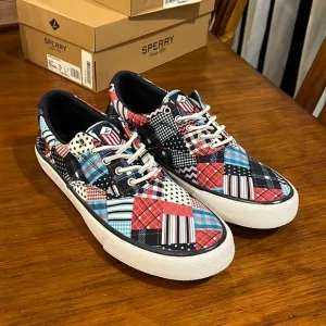 Sperry Top Sider Striper USA flag shoes sneakers new mens boat deck 4th of July