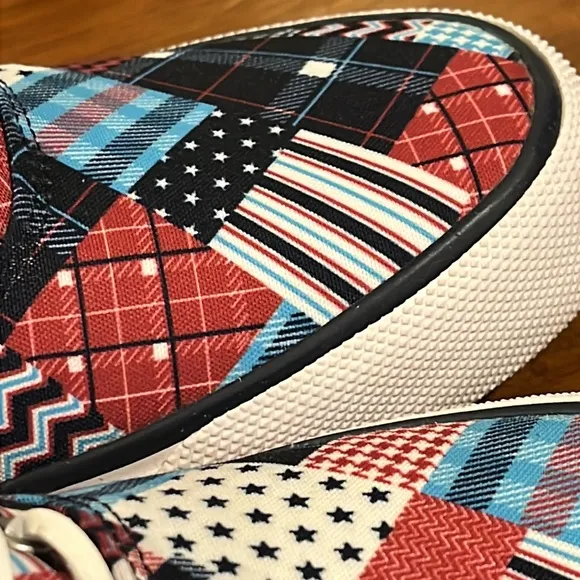 Sperry Top Sider Striper USA flag shoes sneakers new mens boat deck 4th of July