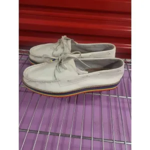 Sperry Top-Sider White Boat Shoe Rainbow Pride