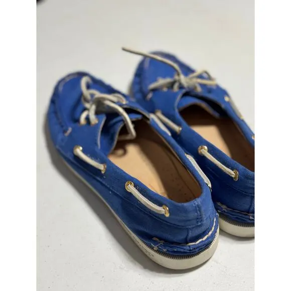 Sperry Top-siders for  J. Crew Boat Shoes Blue Size 8.5