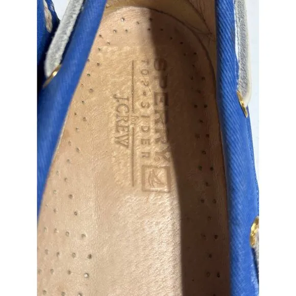 Sperry Top-siders for  J. Crew Boat Shoes Blue Size 8.5
