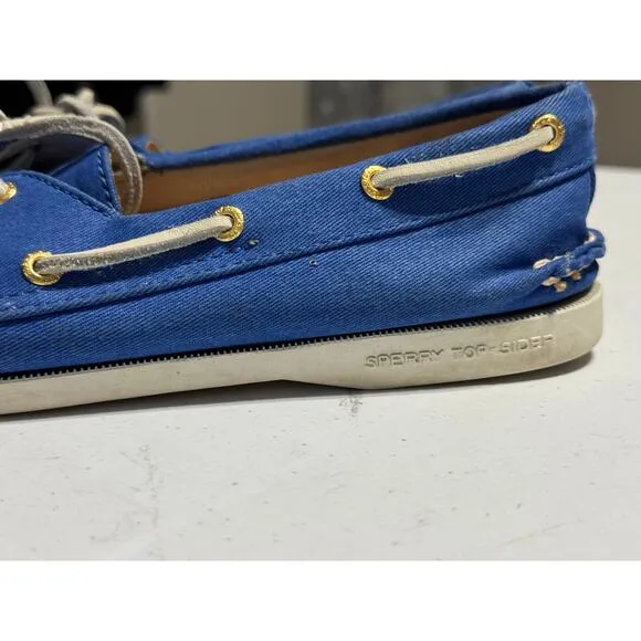 Sperry Top-siders for  J. Crew Boat Shoes Blue Size 8.5