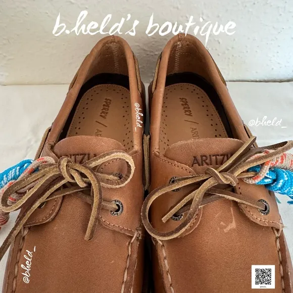 Sperry x Aritzia Authentic Original Boat Shoe Sahara Sand Size 9.5 Brand New NWT