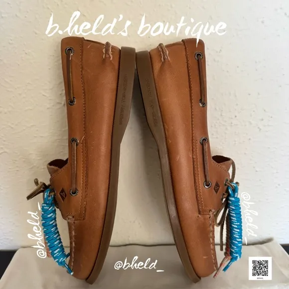 Sperry x Aritzia Authentic Original Boat Shoe Sahara Sand Size 9.5 Brand New NWT