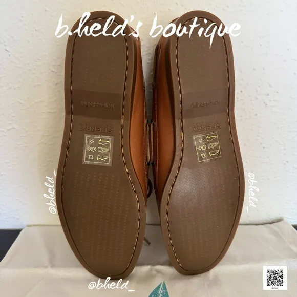 Sperry x Aritzia Authentic Original Boat Shoe Sahara Sand Size 9.5 Brand New NWT