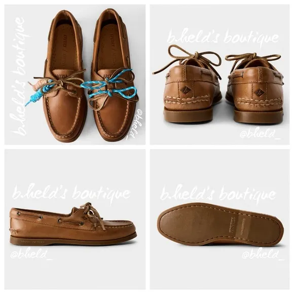 Sperry x Aritzia Authentic Original Boat Shoe Sahara Sand Size 9.5 Brand New NWT
