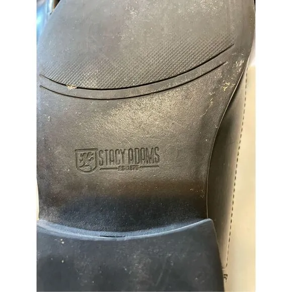 Stacy Adams Young Mans Leather Dress Shoes size 4 M