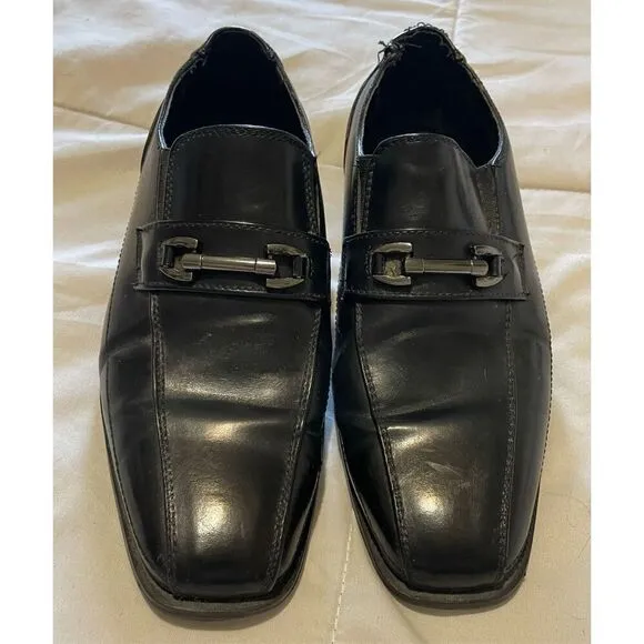 Stacy Adams Young Mans Leather Dress Shoes size 4 M