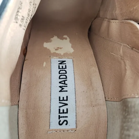 Steve Madden Calf Hair Cheetah Print Platform Stiletto Booties VIPER