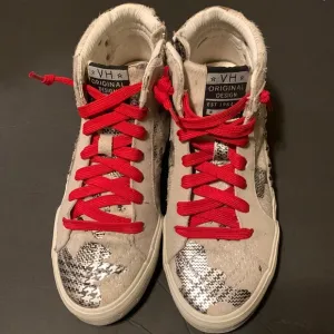 STEVE  MADDEN CALF HAIR SNEAKERS