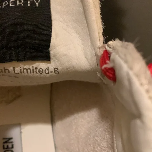 STEVE  MADDEN CALF HAIR SNEAKERS