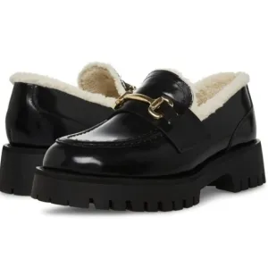 STEVE MADDEN Lando F Loafer Shoes with Shearling Lining Women’s Size 8.5 NEW