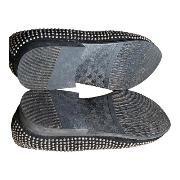 Steve Madden Men's Caviar Slip on Studded Dresss Loafers Men's Prom Shoes 8.5