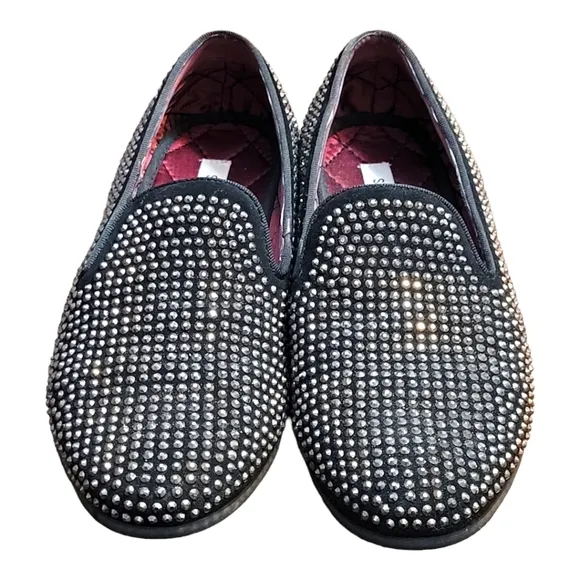 Steve Madden Men's Caviar Slip on Studded Dresss Loafers Men's Prom Shoes 8.5