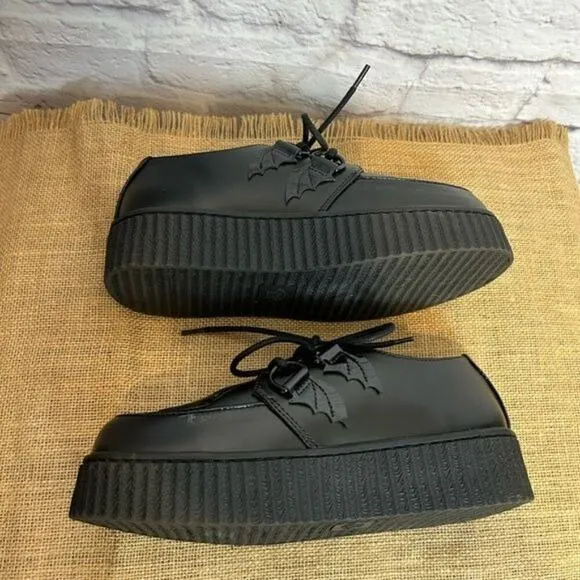 Strange Cvlt Halloween Edition Krypt Jackolantern Black Platform Shoes Size 6