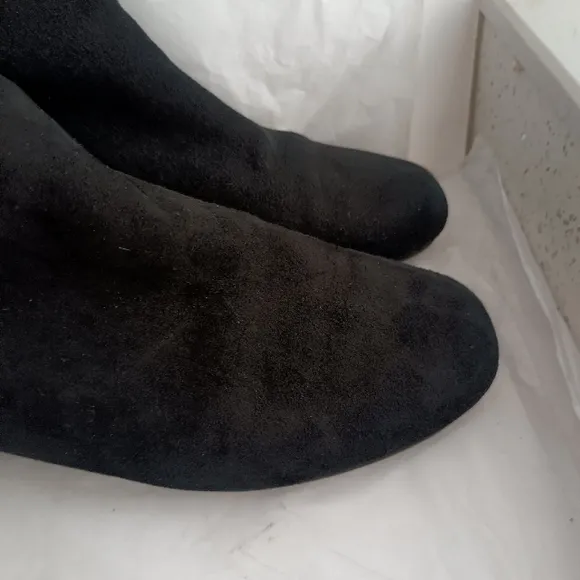 Stuart Weitzman MAINLINE  Over the Knee Boot Black suede women's  Size 8.5M