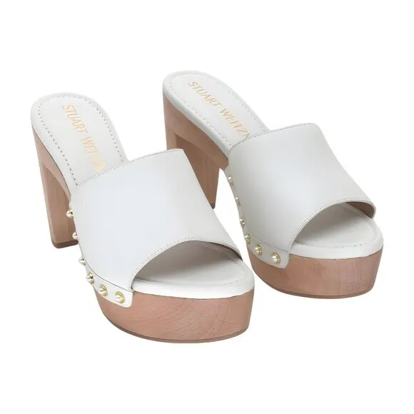 Stuart Weitzman Pearl Clog 85 Sandal Women's Shoes Size 10 B