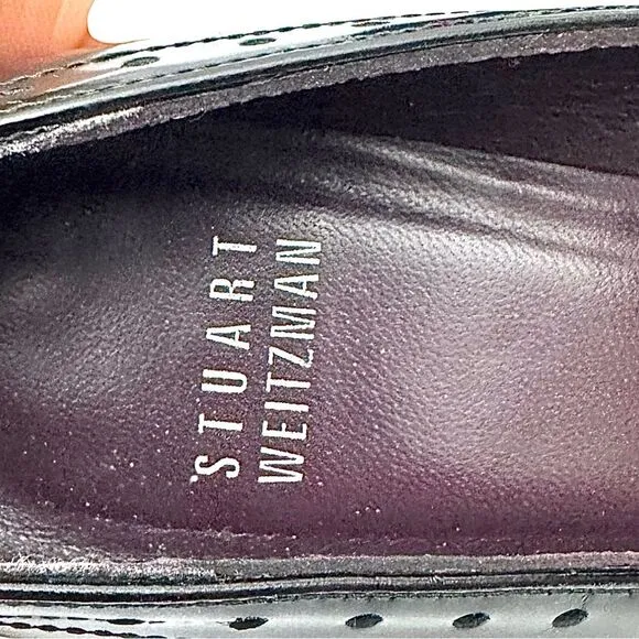 Stuart Weitzman Women’s Wing Tassel Loafer Size 5 M Made In Spain EUC