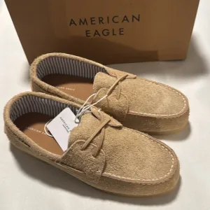 Suede Boat Shoes Mens 11 Tan American Eagle