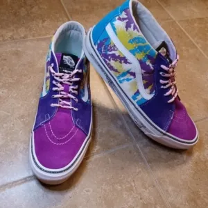 Super RARE Like New Vans Vault x ARIES SK8 Mid LX 'Weed Bright' Sz.11½
