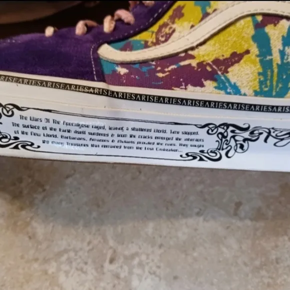 Super RARE Like New Vans Vault x ARIES SK8 Mid LX 'Weed Bright' Sz.11½