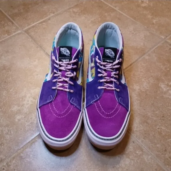 Super RARE Like New Vans Vault x ARIES SK8 Mid LX 'Weed Bright' Sz.11½