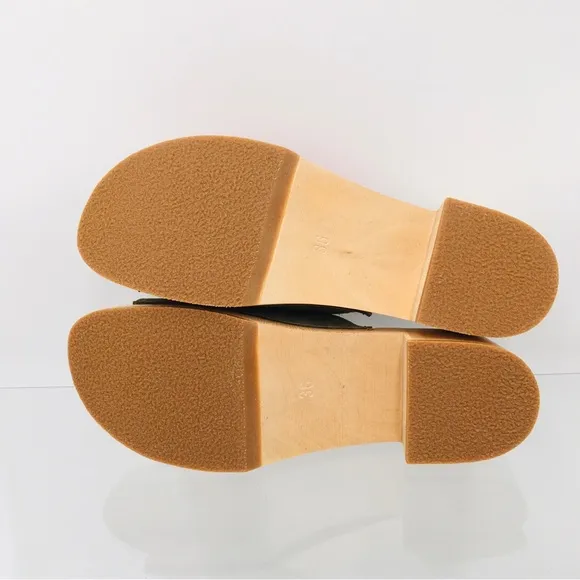 Swedish Hasbeens - Combo Clog - Rost / Olive Suede Leather Women’s Size US 6 M