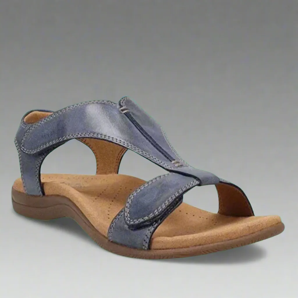 The Naelina™ | Sleek Ankle-Strap Walking Shoes
