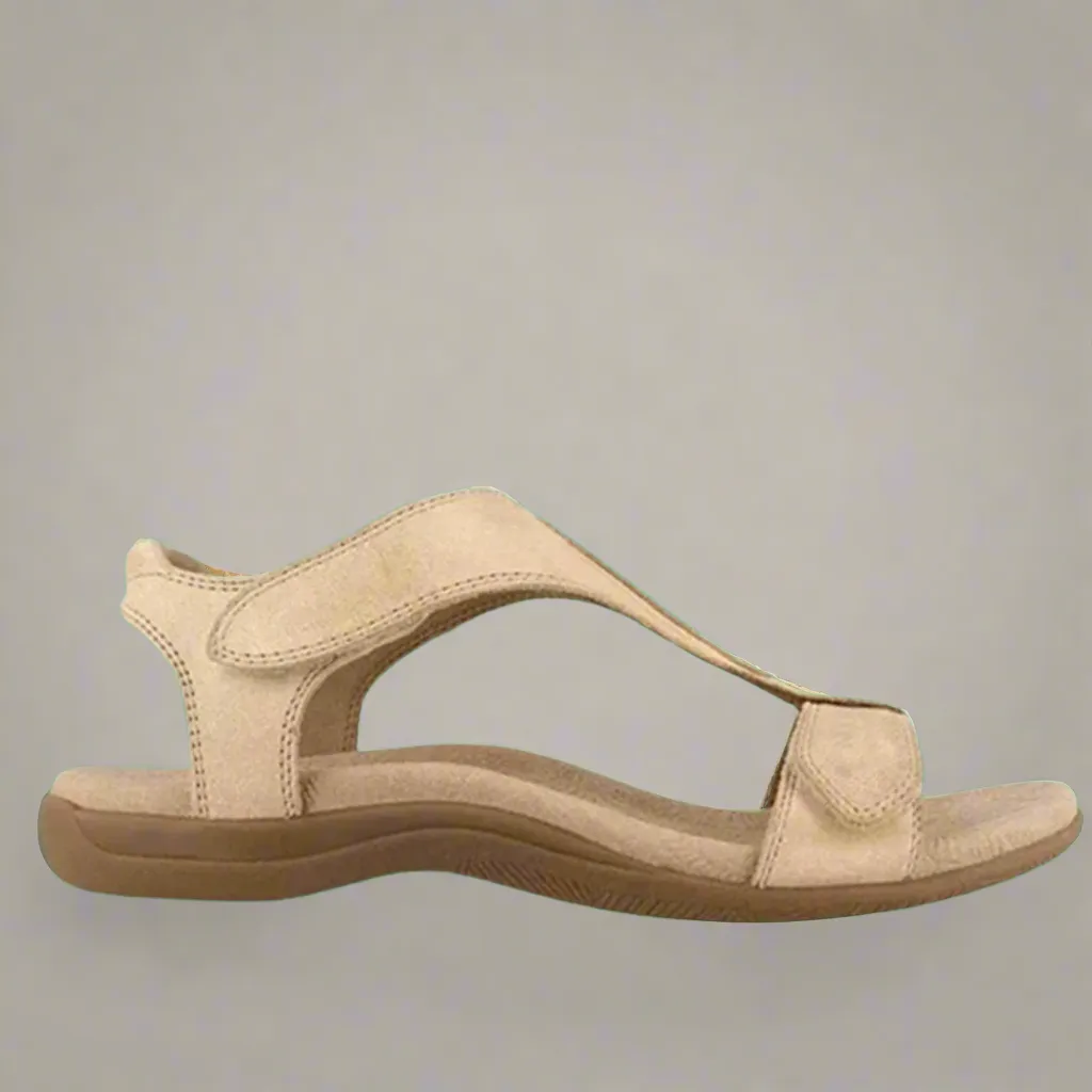 The Naelina™ | Sleek Ankle-Strap Walking Shoes