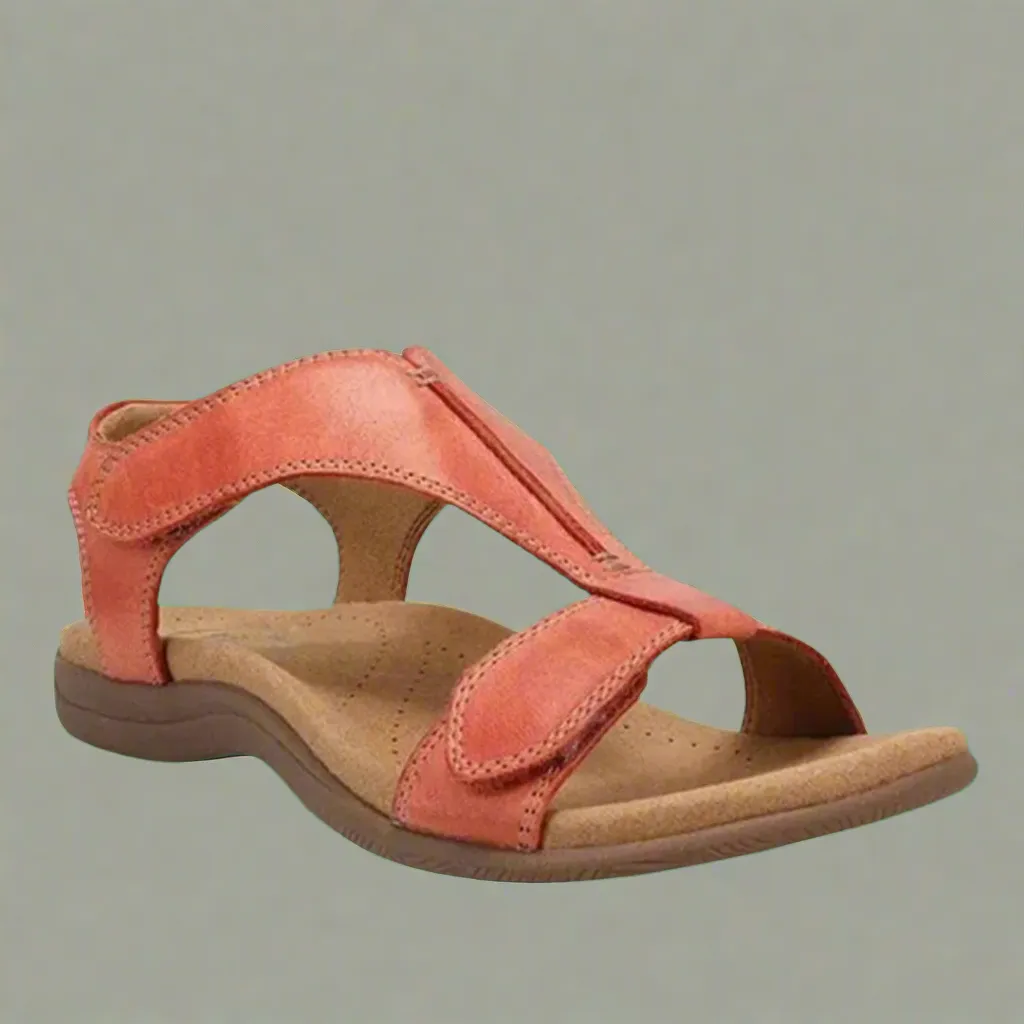 The Naelina™ | Sleek Ankle-Strap Walking Shoes