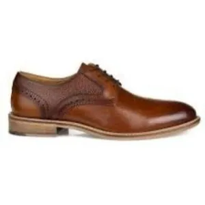 Thomas &amp; Vine Size 9 Two Tone Lace Up Loafers Brown Leather Dress Shoes Comfort