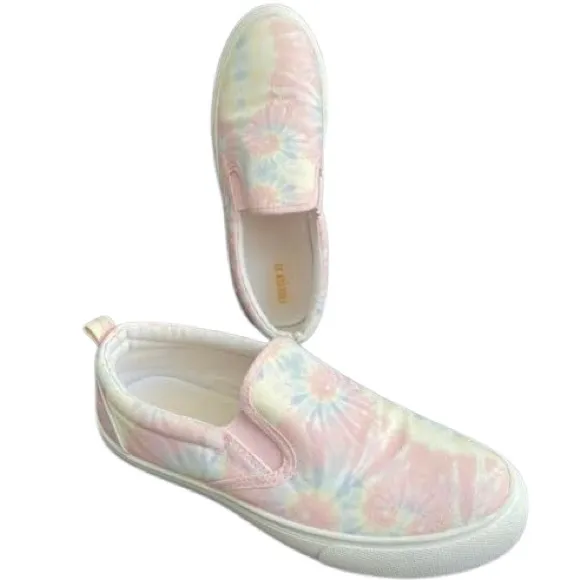Tie Dye Canvas Slip On Shoes Forever 21
