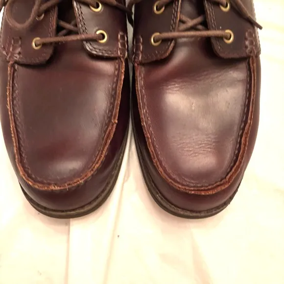 Timberland Brown leather boat shoes loafers with Ortholite SZ 10 NWOT