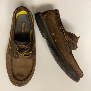 TIMBERLAND Brown Leather Loafer Classic Boat Shoes
