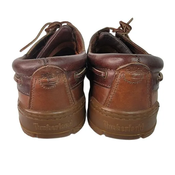 Timberland Classic Heritage 3 Eye Lug Size 11.5 Brown Casual Boat Shoes